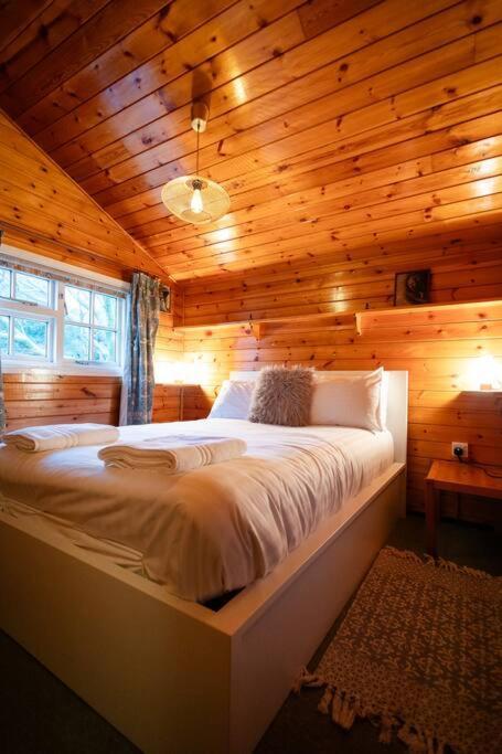 Cozy Norwegian Style Log Cabin In Rural Snowdonia - 2 Bedrooms & Parking By Seren Short Stays Ffestiniog Ngoại thất bức ảnh